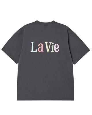 COLOR LOGO SHORT SLEEVE T-SHIRT CHARCOAL