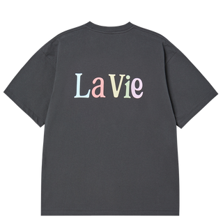 COLOR LOGO SHORT SLEEVE T-SHIRT CHARCOAL