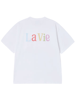 COLOR LOGO SHORT SLEEVE T-SHIRT WHITE