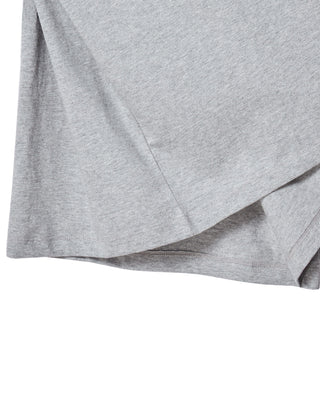 DOUBLE LAYER LOGO WIDE SHORT SLEEVE T-SHIRT MELANGE