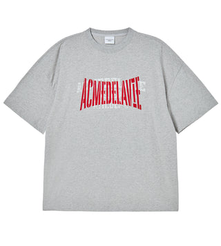 DOUBLE LAYER LOGO WIDE SHORT SLEEVE T-SHIRT MELANGE