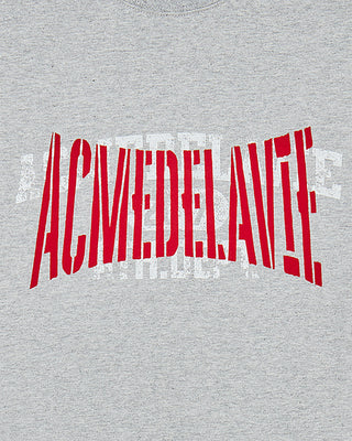 DOUBLE LAYER LOGO WIDE SHORT SLEEVE T-SHIRT MELANGE