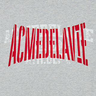 DOUBLE LAYER LOGO WIDE SHORT SLEEVE T-SHIRT MELANGE