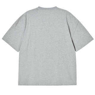 DOUBLE LAYER LOGO WIDE SHORT SLEEVE T-SHIRT MELANGE