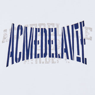 DOUBLE LAYER LOGO WIDE SHORT SLEEVE T-SHIRT WHITE