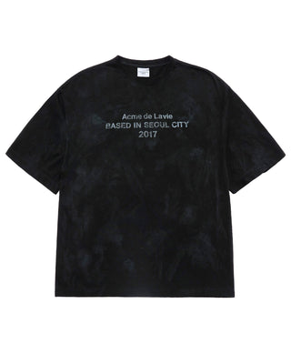 DIRTY WASHED SHORT SLEEVE T-SHIRT BLACK