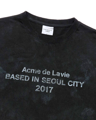 DIRTY WASHED SHORT SLEEVE T-SHIRT BLACK