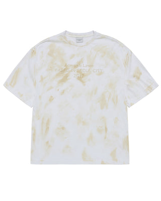 DIRTY WASHED SHORT SLEEVE T-SHIRT WHITE