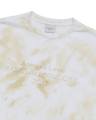 DIRTY WASHED SHORT SLEEVE T-SHIRT WHITE