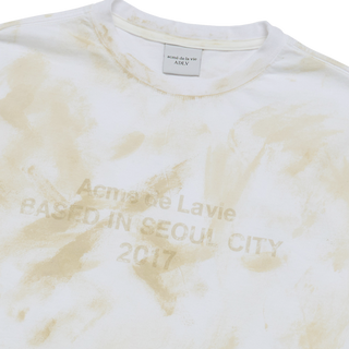DIRTY WASHED SHORT SLEEVE T-SHIRT WHITE