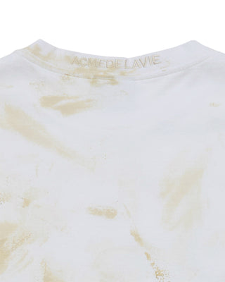 DIRTY WASHED SHORT SLEEVE T-SHIRT WHITE