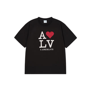 LOVE ADLV SHORT SLEEVE T-SHIRT BLACK