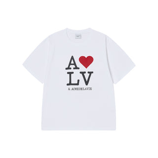 LOVE ADLV SHORT SLEEVE T-SHIRT WHITE