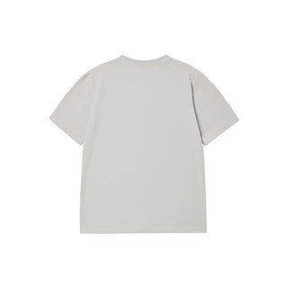OVERLAPPING STANDARD SHORT SLEEVE T-SHIRT LIGHT GRAY