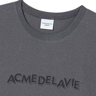 3D LOGO STANDARD SHORT SLEEVE T-SHIRT CHARCOAL