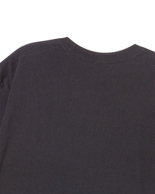 WOMAN CLOUD FONT CROP SHORT SLEEVE T-SHIRT BLACK