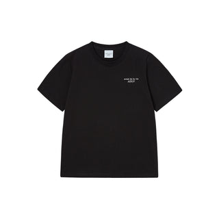 WOMAN CLASSIC LOGO SHORT SLEEVE T-SHIRT BLACK