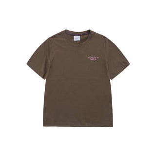 WOMAN CLASSIC LOGO SHORT SLEEVE T-SHIRT COCOA