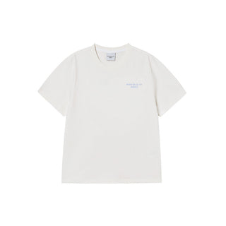 WOMAN CLASSIC LOGO SHORT SLEEVE T-SHIRT CREAM