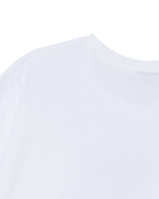 WOMAN PRINCESS FONT CROP SHORT SLEEVE T-SHIRT WHITE