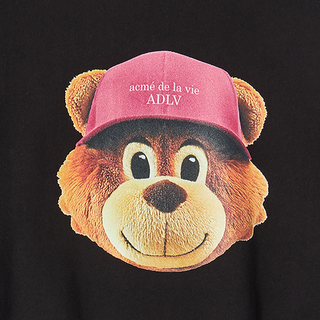 3D AC BEAR FACE SWEATSHIRT BLACK