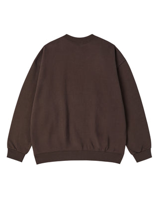 AC BEAR GRADATION SWEATSHIRT DARK BROWN