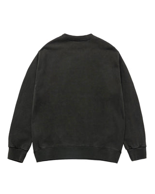 MOBILE SUIT GUNDAM LAST SHOOTING PIGMENT WASHING SWEATSHIRT CHARCOAL