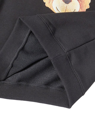 KIDS 3D AC BEAR FACE SWEATSHIRT BLACK