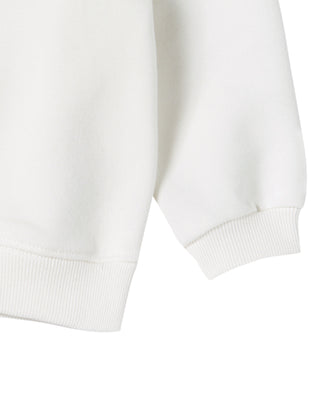 KIDS 3D AC BEAR FACE SWEATSHIRT CREAM