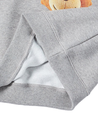 KIDS 3D AC BEAR FACE SWEATSHIRT MELANGE