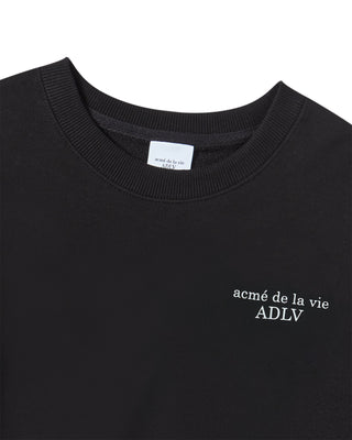 KIDS AC BEAR BASIC LOGO SWEATSHIRT BLACK
