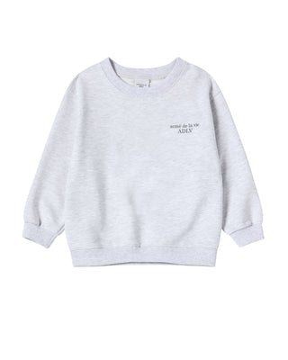 KIDS AC BEAR BASIC LOGO SWEATSHIRT MELANGE