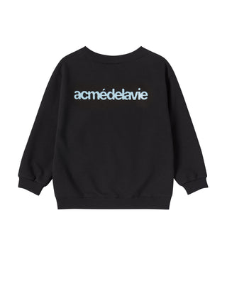 KIDS AC BEAR STATUE OF LIBERTY SWEATSHIRT BLACK