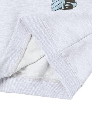 KIDS AC BEAR STATUE OF LIBERTY SWEATSHIRT MELANGE