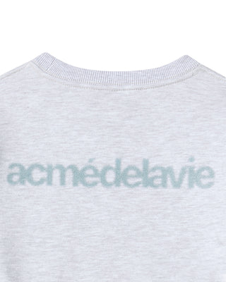 KIDS AC BEAR STATUE OF LIBERTY SWEATSHIRT MELANGE