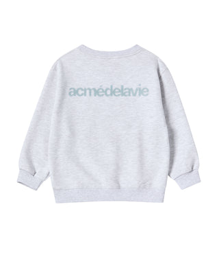 KIDS AC BEAR STATUE OF LIBERTY SWEATSHIRT MELANGE