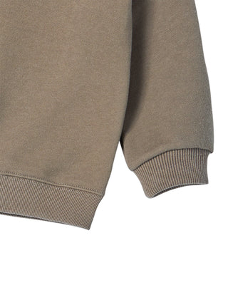 KIDS BORDER LINE BASIC LOGO SWEATSHIRT COCOA