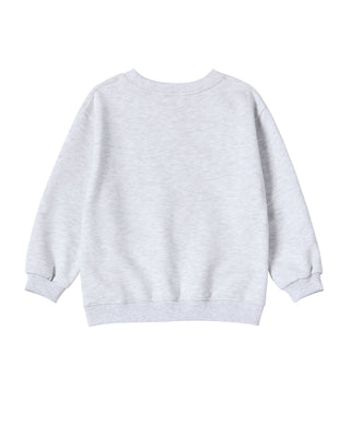 KIDS BORDER LINE BASIC LOGO SWEATSHIRT MELANGE