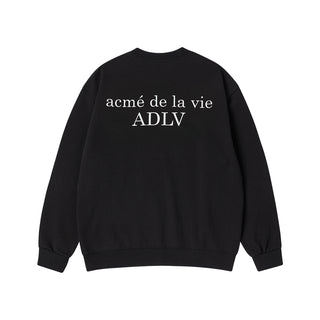 BASIC LOGO NAPPING SWEATSHIRT BLACK
