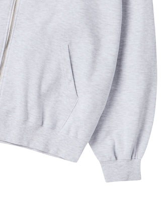 MOBILE SUIT GUNDAM BASIC LOGO HOODIE ZIP UP MELANGE