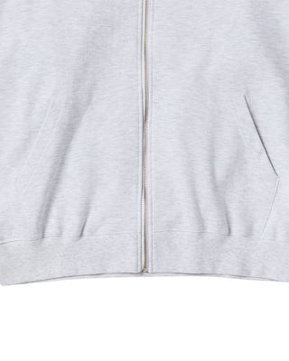 MOBILE SUIT GUNDAM BASIC LOGO HOODIE ZIP UP MELANGE