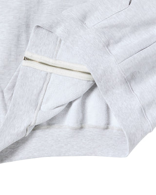 MOBILE SUIT GUNDAM BASIC LOGO HOODIE ZIP UP MELANGE