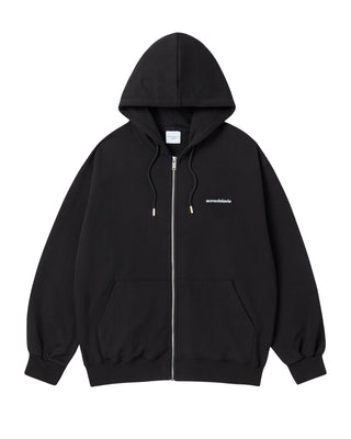 ADLV DEPT NAPPING HOODIE ZIP UP BLACK