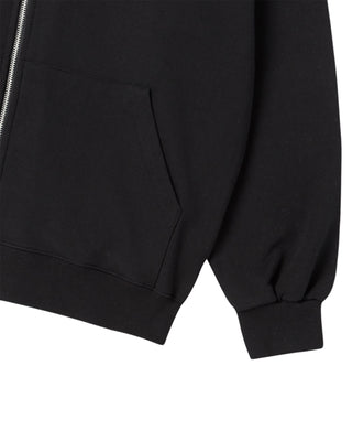ADLV DEPT NAPPING HOODIE ZIP UP BLACK