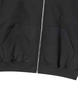 ADLV DEPT NAPPING HOODIE ZIP UP BLACK