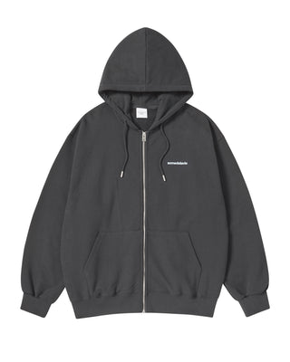 ADLV DEPT NAPPING HOODIE ZIP UP CHARCOAL