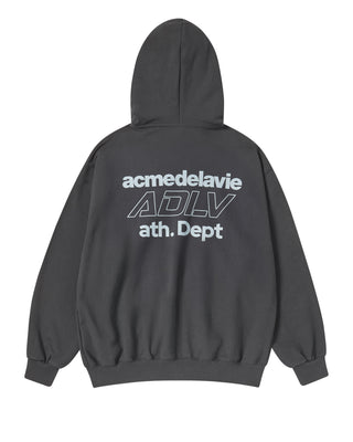 ADLV DEPT NAPPING HOODIE ZIP UP CHARCOAL