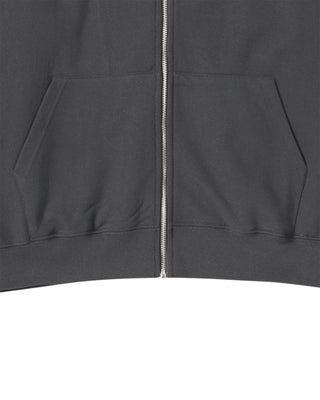 ADLV DEPT NAPPING HOODIE ZIP UP CHARCOAL