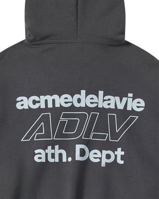ADLV DEPT NAPPING HOODIE ZIP UP CHARCOAL
