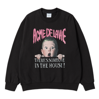 HALLOWEEN SCREAM BOY SWEATSHIRT BLACK